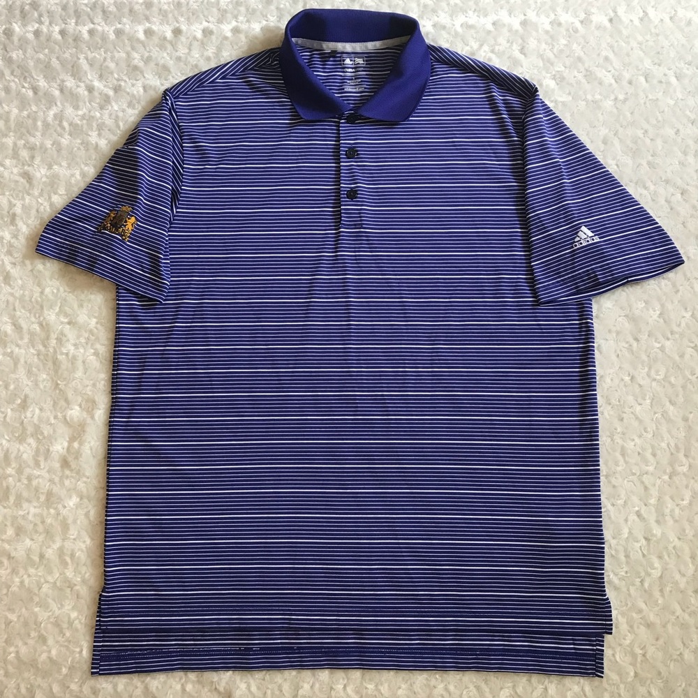 Men’s sz L Adidas Climalite golf polo shirt